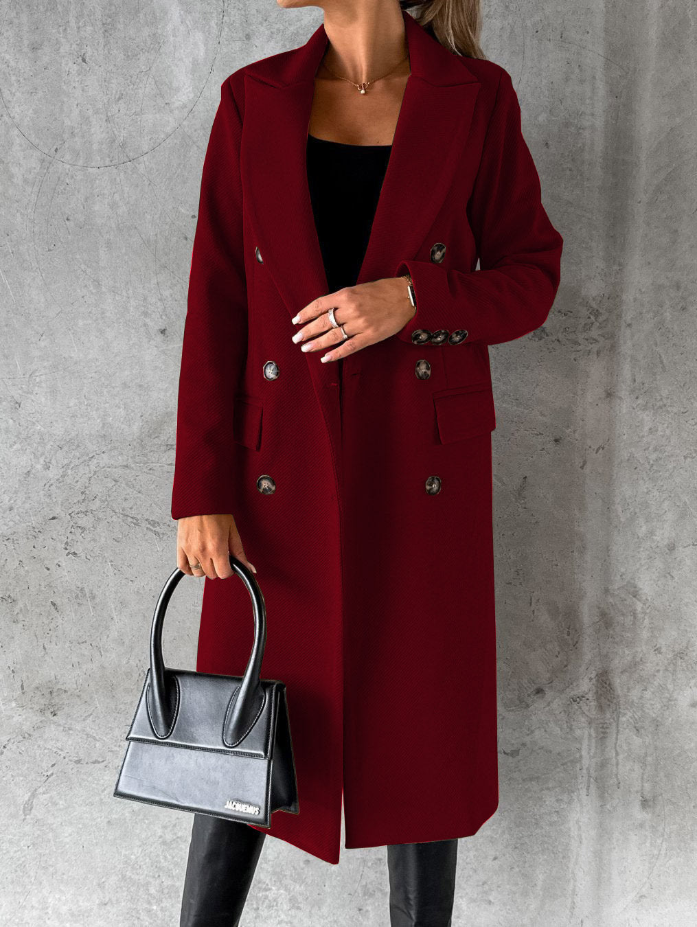 Averra™ - Klasyczny Elegancki Długi Płaszcz