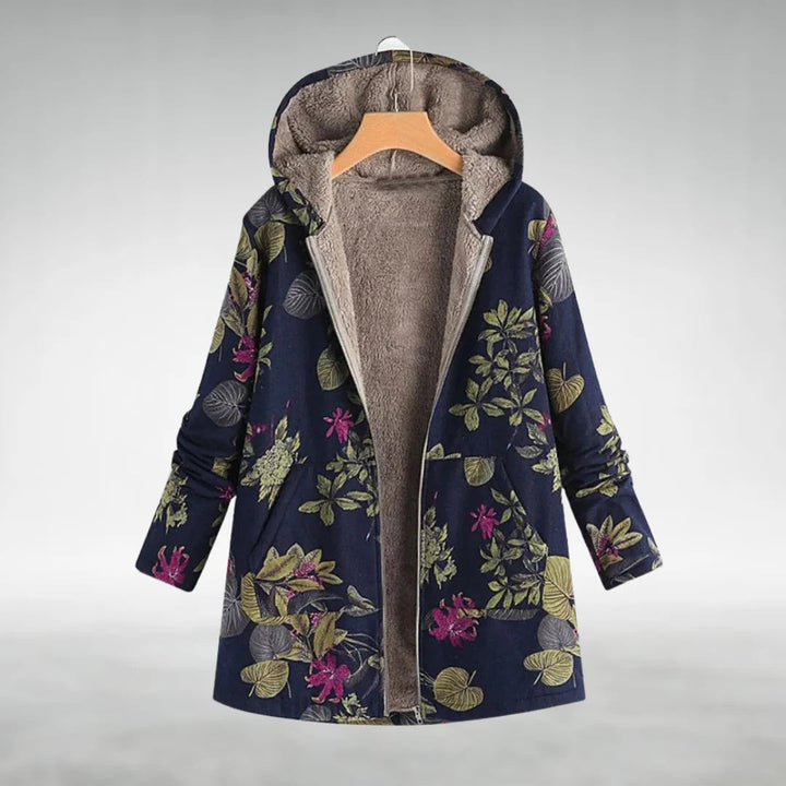 Savannah™ | Kapuzenjacke aus Fleece mit Blumenmuster