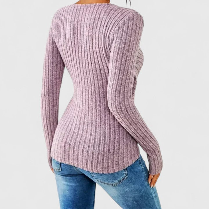 Vera | Elegante Bluse mit Biesen