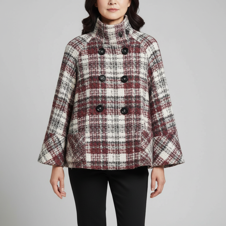 Beatrice | Karierter Mantel
