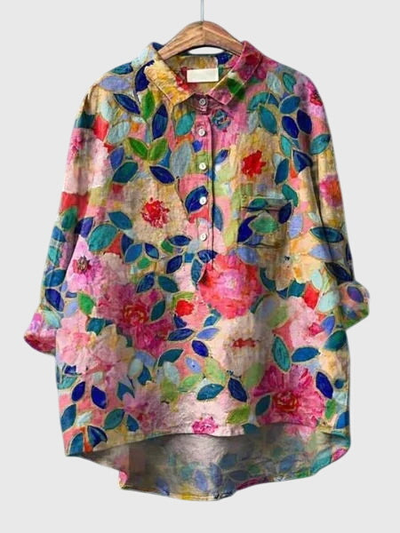 Valeria | Bluse mit Blumenmuster
