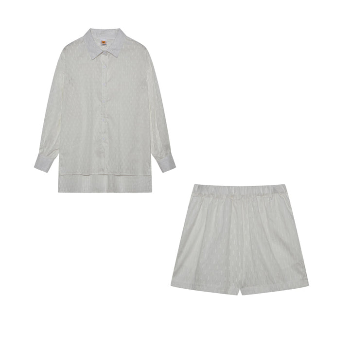 CHARLOTTE | LOUNGE-SET MIT SHIRT UND SHORTS