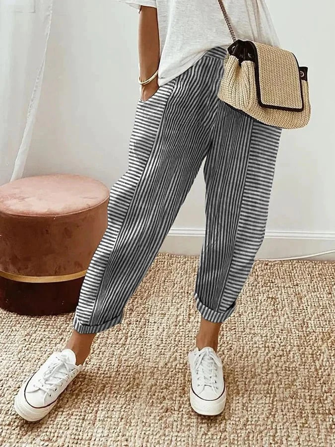 THALINA | HOSE MIT STREIFEN