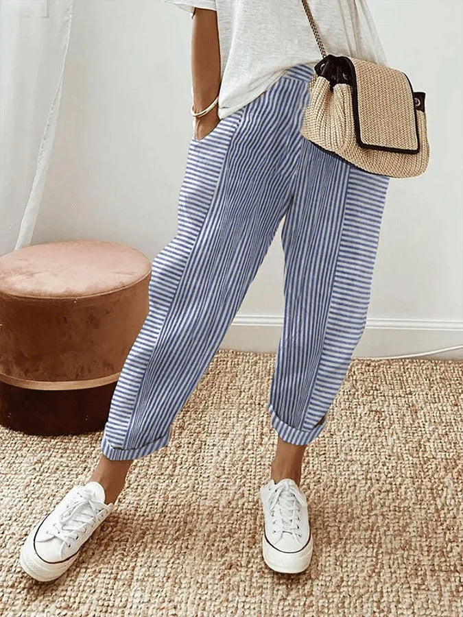 THALINA | HOSE MIT STREIFEN