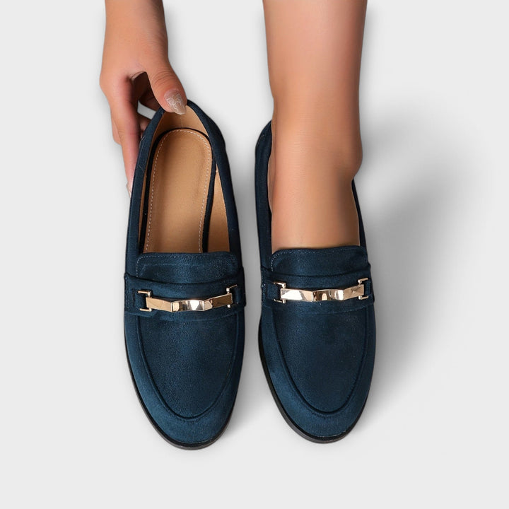 Noémie™ | Lato Flanelowe Mokasyny