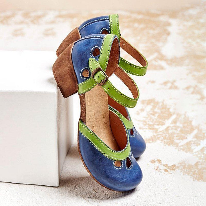 CELDA – BEQUEME SANDALEN MIT NIEDRIGEM ABSATZ