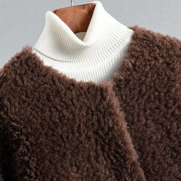 Madison™ | Plüschiger Winter-Teddyfellmantel