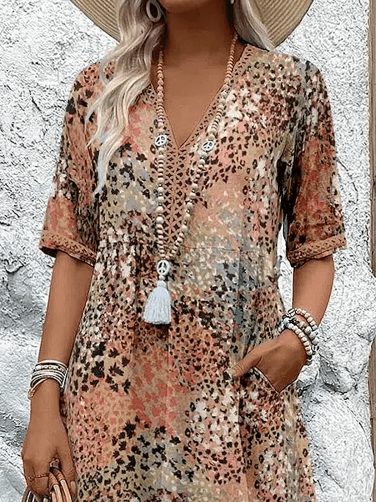 SKYLER | MIDI KLEID OZEANWIND