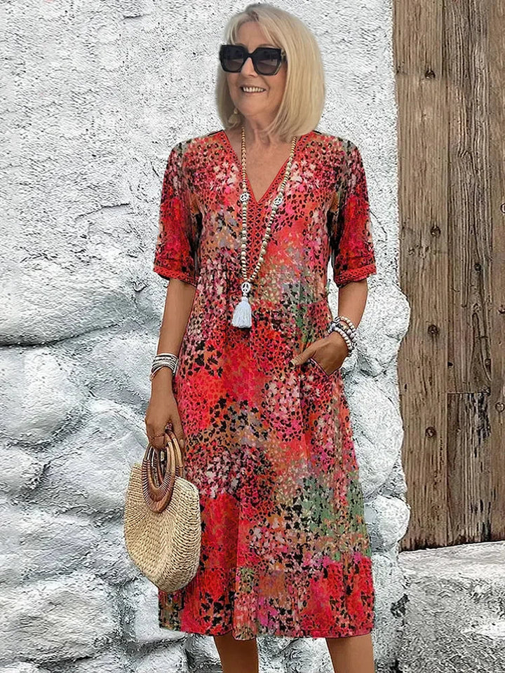 SKYLER | MIDI KLEID OZEANWIND