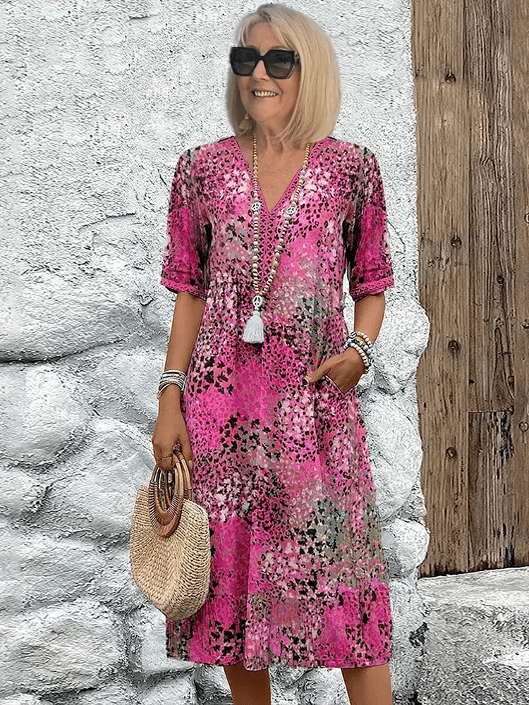 SKYLER | MIDI KLEID OZEANWIND