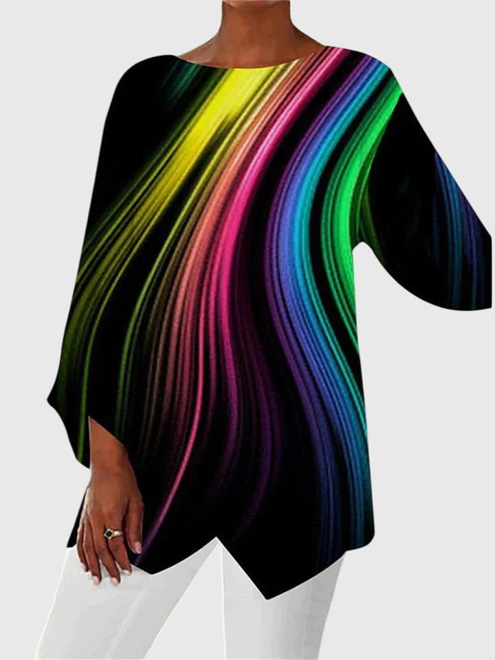 Alayah | Bluse mit Rundhalsausschnitt