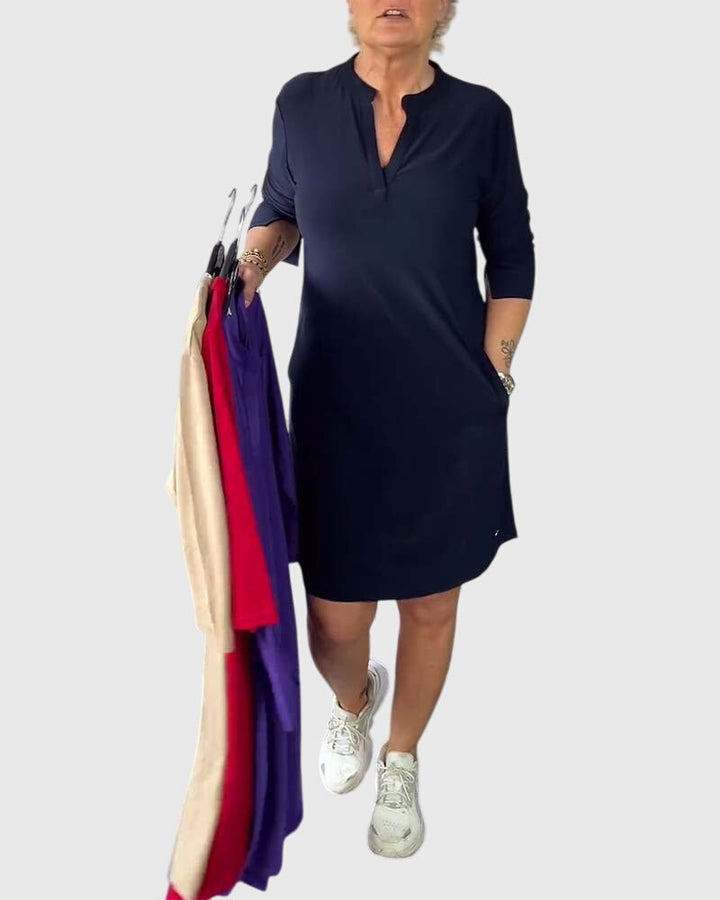 Quinn | V-Ausschnitt-Kleid