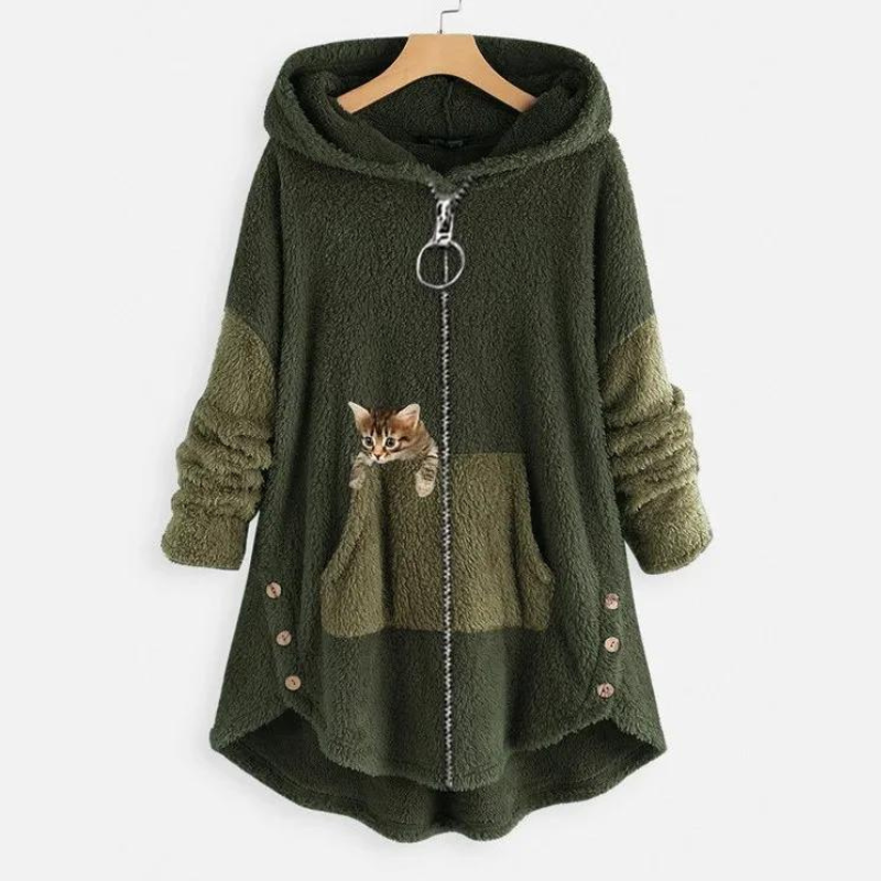Vanda | Warme und weiche Jacke, kuschelig wie ein Teddybär