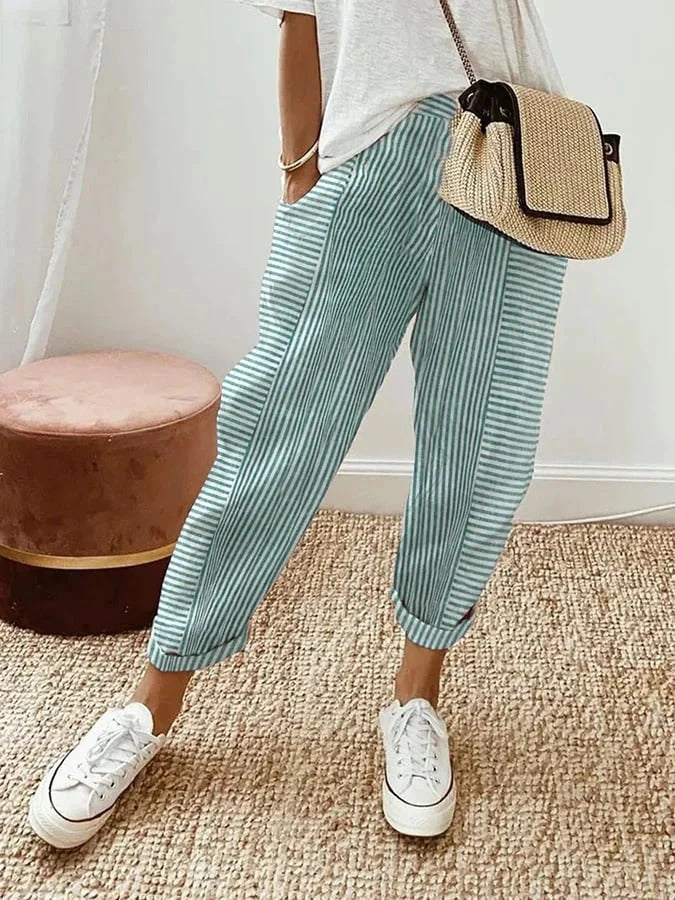 THALINA | HOSE MIT STREIFEN