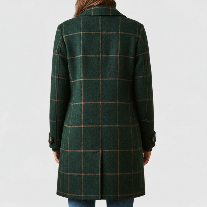 Hazel™ | Płaszcz w stylu vintage w kratę