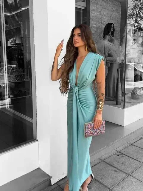 Cordelia | Elegantes Kleid mit Drapierung