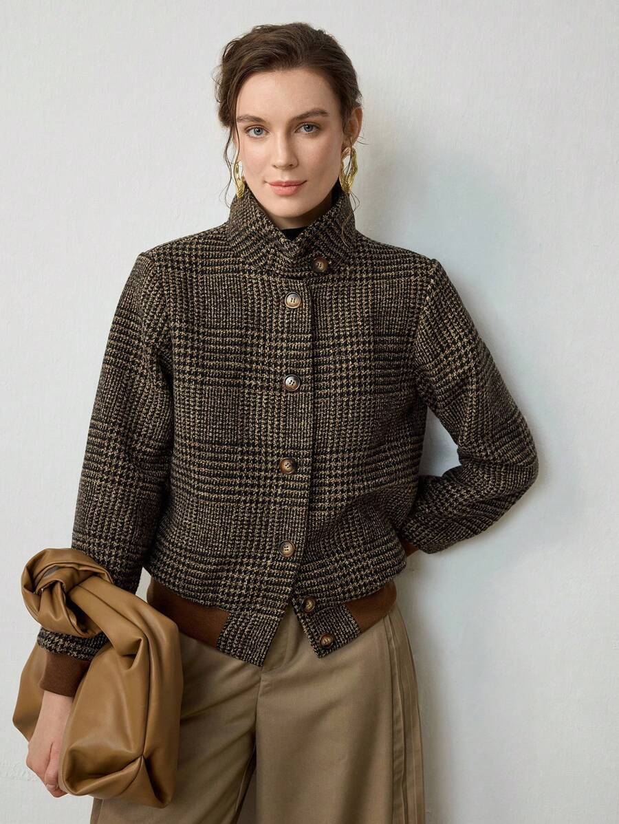 Blythe | Kurze Tweedjacke