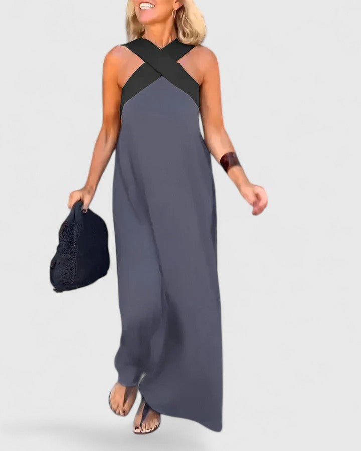 Francesca | Kleid mit Wickeldetail am Rücken