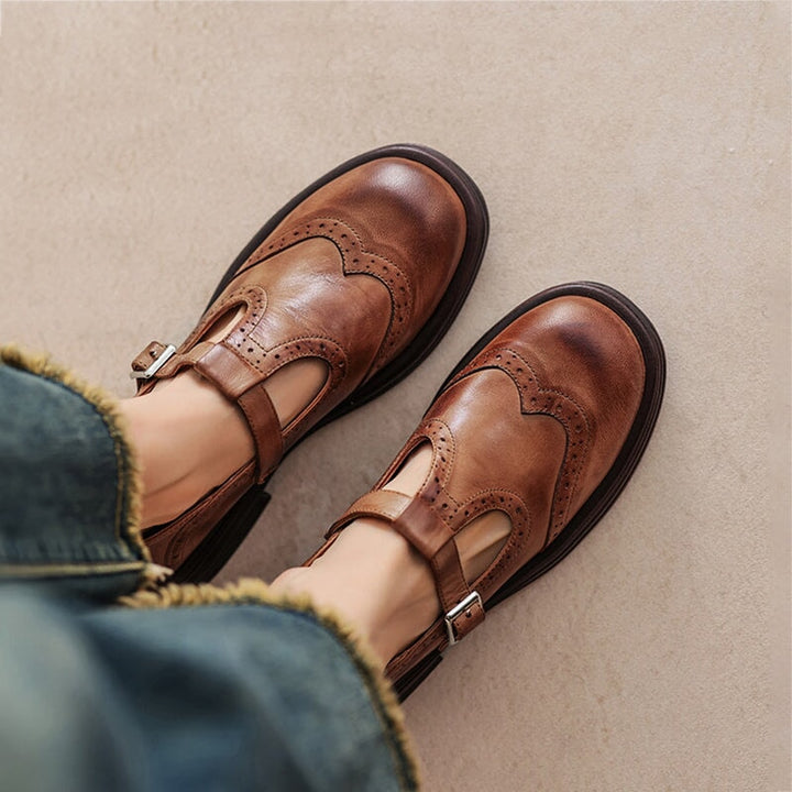 VELDA | ELEGANTE SPANGENSCHUHE AUS LEDER