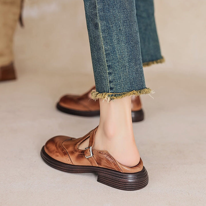 VELDA | ELEGANTE SPANGENSCHUHE AUS LEDER