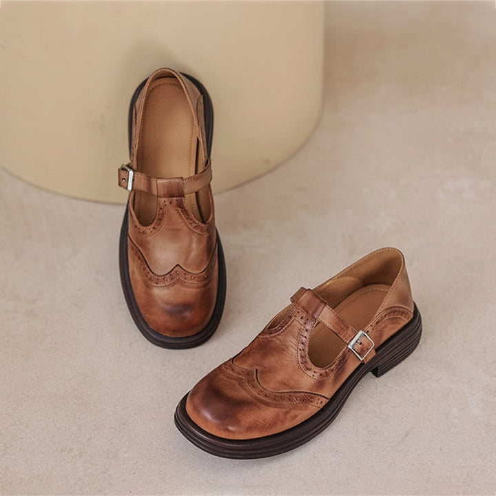 VELDA | ELEGANTE SPANGENSCHUHE AUS LEDER
