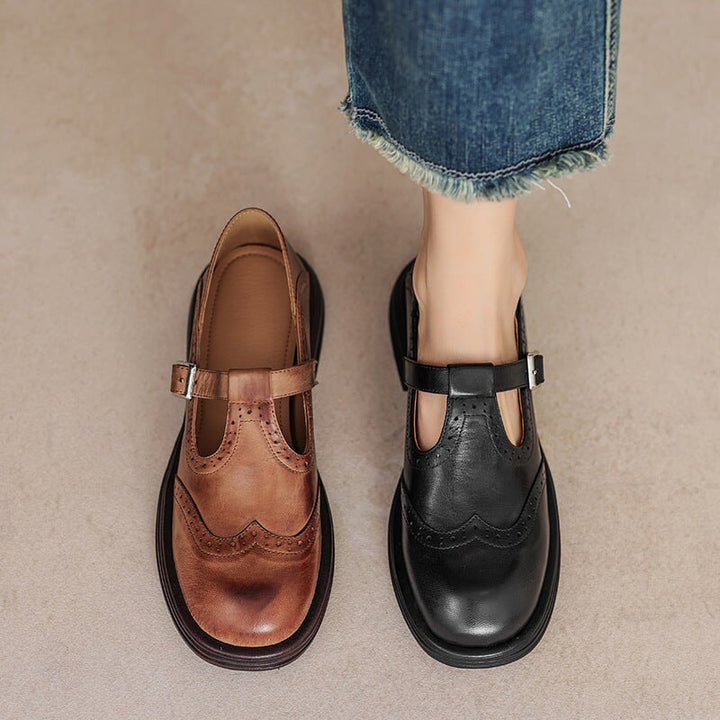 VELDA | ELEGANTE SPANGENSCHUHE AUS LEDER