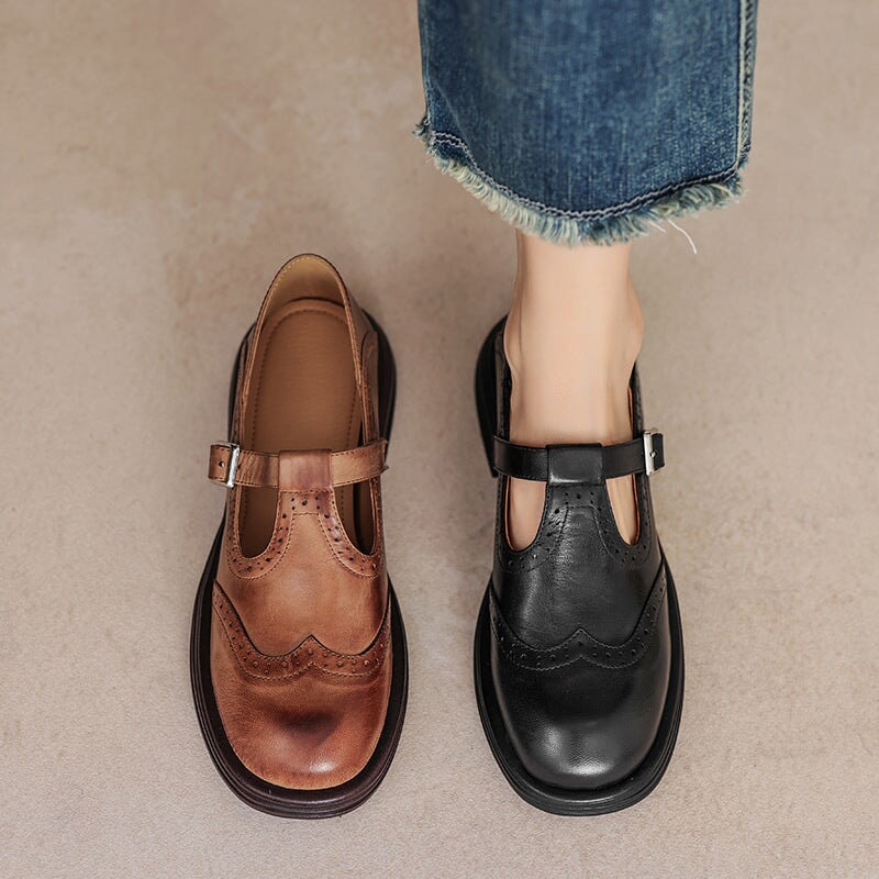 Mattea | Elegante Mary Janes aus Leder