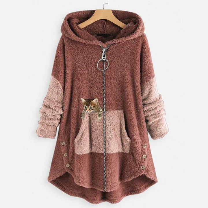 Vanda | Warme und weiche Jacke, kuschelig wie ein Teddybär
