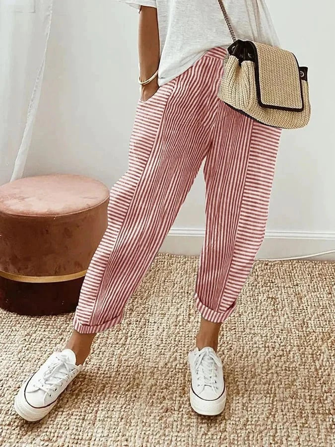 THALINA | HOSE MIT STREIFEN
