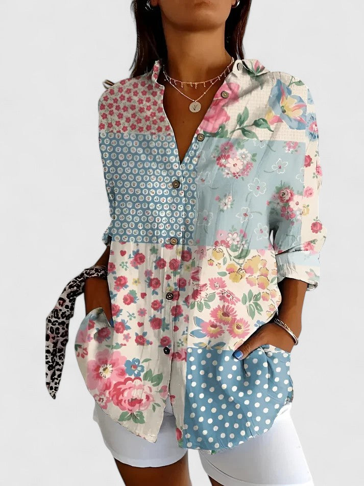 Dianne | Floralbluse