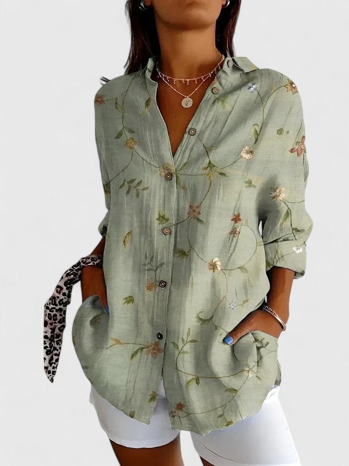 Dianne | Floralbluse
