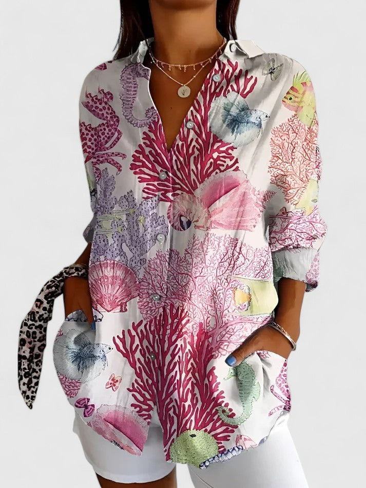 Dianne | Floralbluse